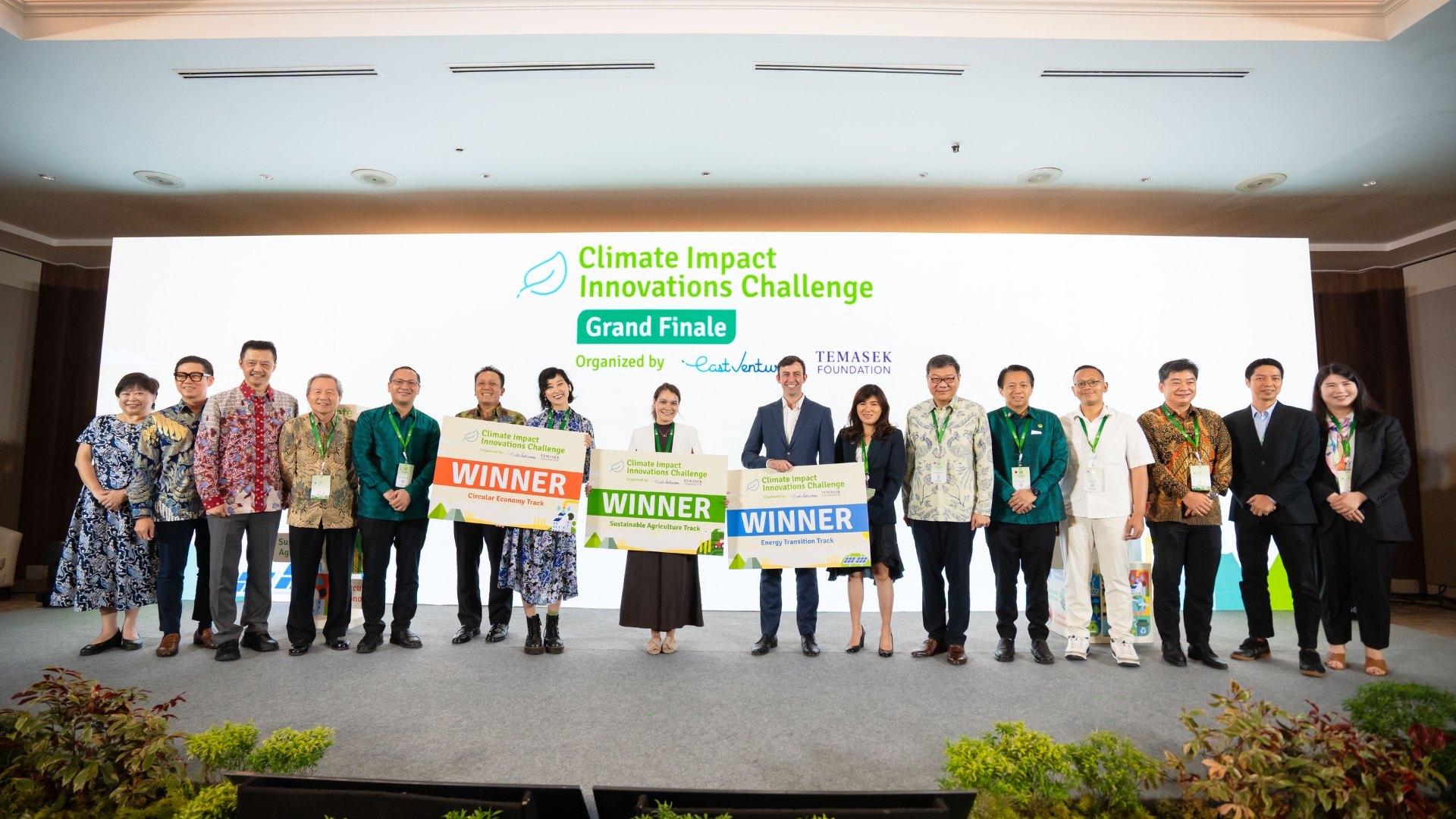 The winners of the Climate Impact Innovations Challenge 2025